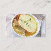 Carte De Visite Deux bols de soupe d'oignon (Dos)