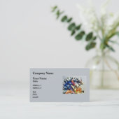 Carte De Visite Deux Carousel Horses Closeup (Debout devant)