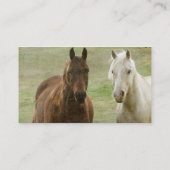 Carte De Visite Deux chevaux (Dos)