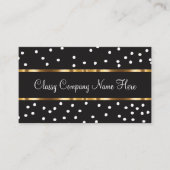 Carte De Visite Deux côtés classique moderne (Devant)