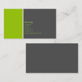 Carte De Visite Deux couleurs de base (Devant / Derrière)