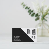 Carte De Visite Deux fenêtres (Debout devant)