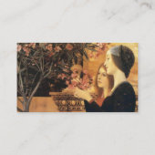 Carte De Visite Deux filles à l'or par Gustav Klimt (Dos)