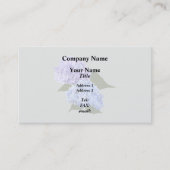 Carte De Visite Deux Hydrangea Lavender et Blue (Devant)