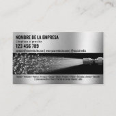 Carte De Visite Deux langues Lave-pression Lave-linge (Devant)