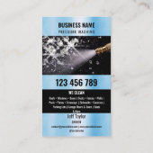 Carte De Visite Deux langues Lave-pression Lave-linge (Dos)