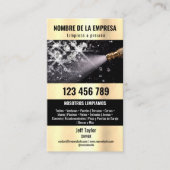Carte De Visite Deux langues Lave-pression Lave-linge (Devant)