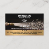 Carte De Visite Deux langues Lave-pression Lave-linge (Dos)