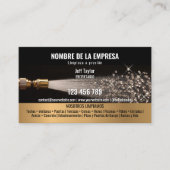 Carte De Visite Deux langues Lave-pression Lave-linge (Devant)