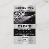 Carte De Visite Deux langues Lave-pression Lave-linge (Devant)