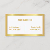 Carte De Visite Deux noms Immobilier (Dos)