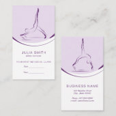 Carte De Visite Deux pilotes sur le réformateur | Couleur (Devant / Derrière)