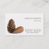Carte De Visite Deux pinecones (Devant)