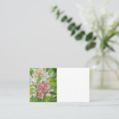 Carte De Visite Deux plumères (Debout devant)