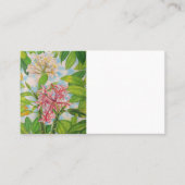 Carte De Visite Deux plumères (Devant)