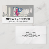 Carte De Visite Deux séances d'entraînement | Equipement De Fitnes (Devant / Derrière)