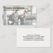 Carte De Visite Deux séances d'entraînement | Formation physique (Devant / Derrière)