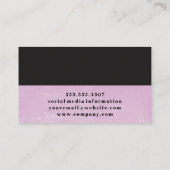 Carte De Visite Deux tons | Ciseaux (Dos)