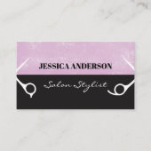 Carte De Visite Deux tons | Ciseaux (Devant)