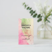 Carte De Visite Deux Tons Contemporains Brossé (Debout devant)