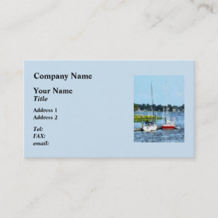 Carte De Visite Deux voiliers accouplés Norwalk, CT