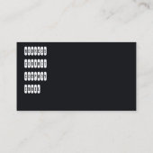 Carte De Visite deux voitures classiques de muscle (Dos)