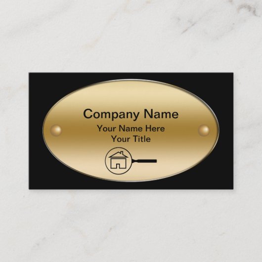 Carte de visite d'évaluateur immobilier (Devant)