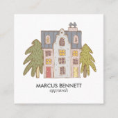 Carte de visite d'évaluateur immobilier tiré à la  (Devant)