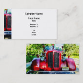 Carte De Visite Devant du camion de pompiers (Devant / Derrière)