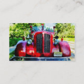 Carte De Visite Devant du camion de pompiers (Dos)