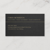 Carte De Visite Development Services Hard Hat Professional (Dos)