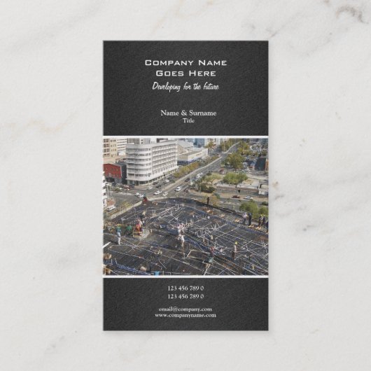 Carte De Visite Développement de construction de propriété de (Devant)