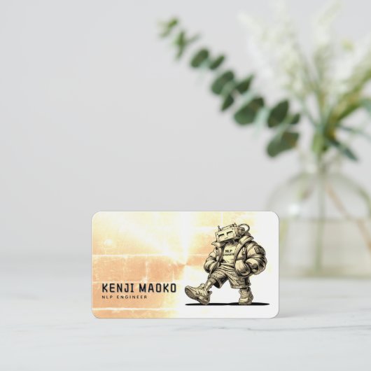 Carte De Visite 🤖 développeur de chatbot Conversational AI Engine (Debout devant)