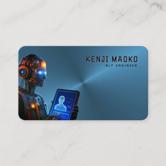 Carte De Visite 🤖 développeur de chatbot Conversational AI Engine (Devant)