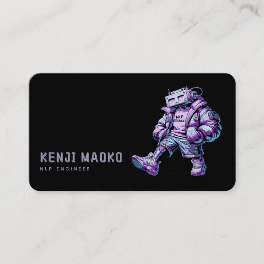 Carte De Visite 🤖 développeur de chatbot Conversational AI Engine (Devant)