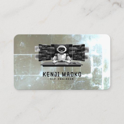 Carte De Visite 🤖 développeur de chatbot Conversational AI Engine (Devant)