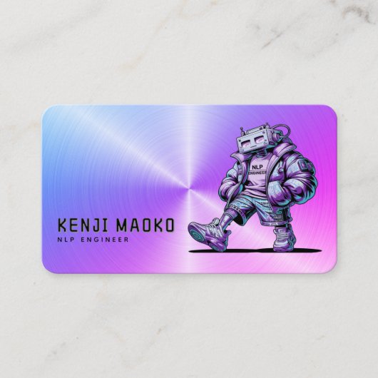 Carte De Visite 🤖 développeur de chatbot Conversational AI Engine (Devant)