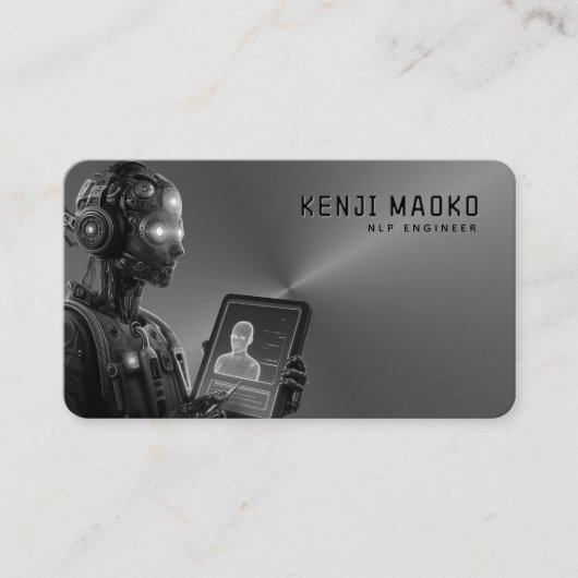 Carte De Visite 🤖 développeur de chatbot Conversational AI Engine (Devant)