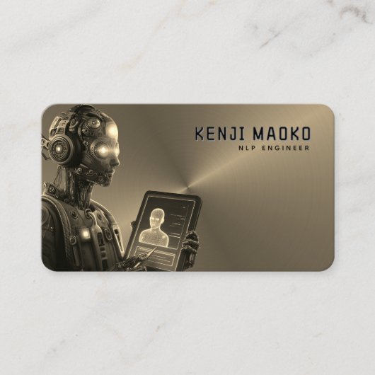 Carte De Visite 🤖 développeur de chatbot Conversational AI Engine (Devant)