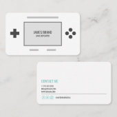 Carte De Visite Développeur de jeu Retro (Devant / Derrière)