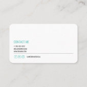 Carte De Visite Développeur de jeu Retro (Dos)