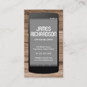 Carte De Visite Développeur de logiciel d'application mobile Ingén (Devant)