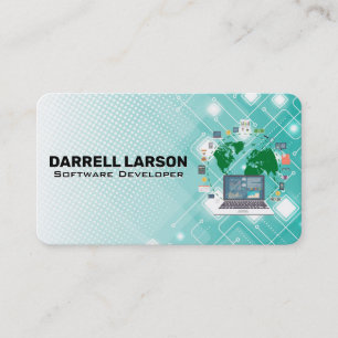 Carte De Visite Développeur de logiciels Centre de données Tec