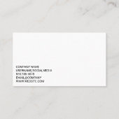 Carte De Visite Développeur de propriété | Véhicule de constructio (Dos)