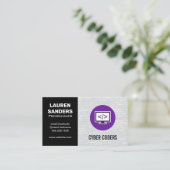 Carte De Visite Développeur logiciel | Code de programmation (Debout devant)