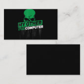 Carte De Visite Développeur Sysadmin Engineer Hacker Code d'admini (Devant / Derrière)
