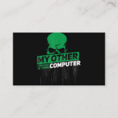 Carte De Visite Développeur Sysadmin Engineer Hacker Code d'admini (Devant)