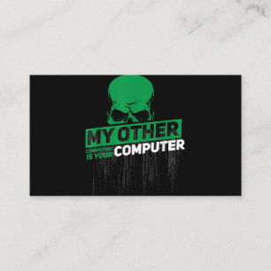 Carte De Visite Développeur Sysadmin Engineer Hacker Code d'admini