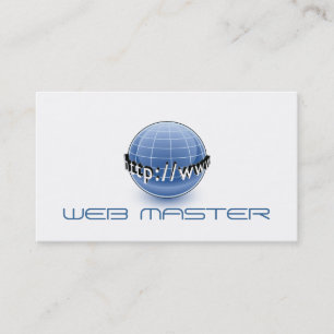Carte De Visite Développeur Web Maître Concepteur Tech Informatiqu