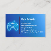 Carte De Visite Développeurs de jeux vidéo (Dos)